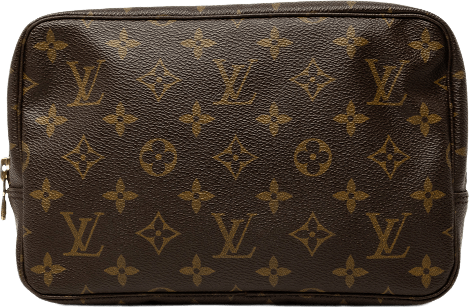 Louis Vuitton Monogram Trousse Toilette 23, från Luxclusif, i färgen brun.