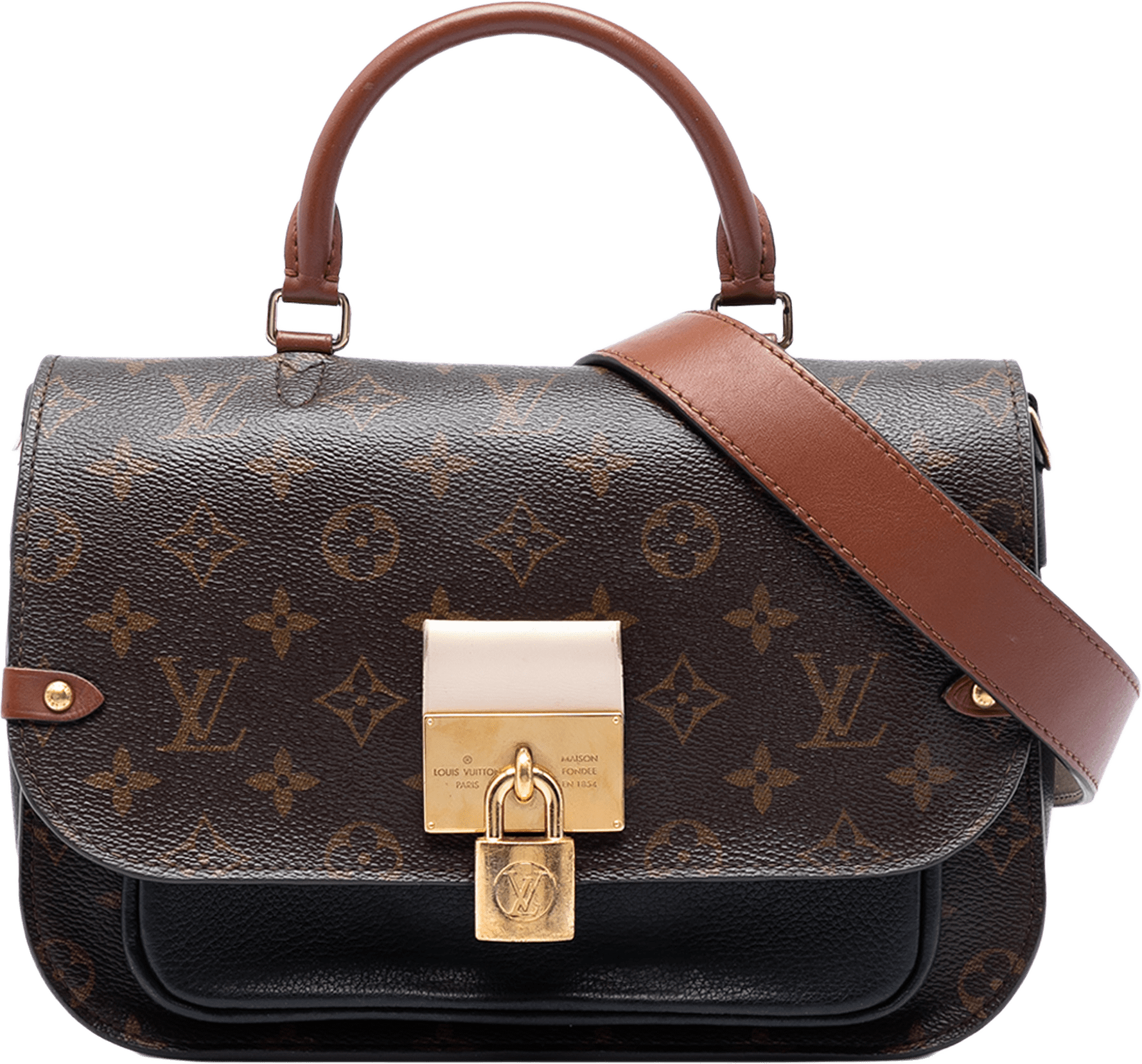 Louis Vuitton Monogram Vaugirard, från Luxclusif, i färgen brown.