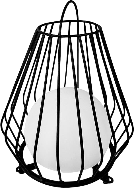 Evesham Lantern Medium, från Dyberg Larsen, i färgen black/ white.
