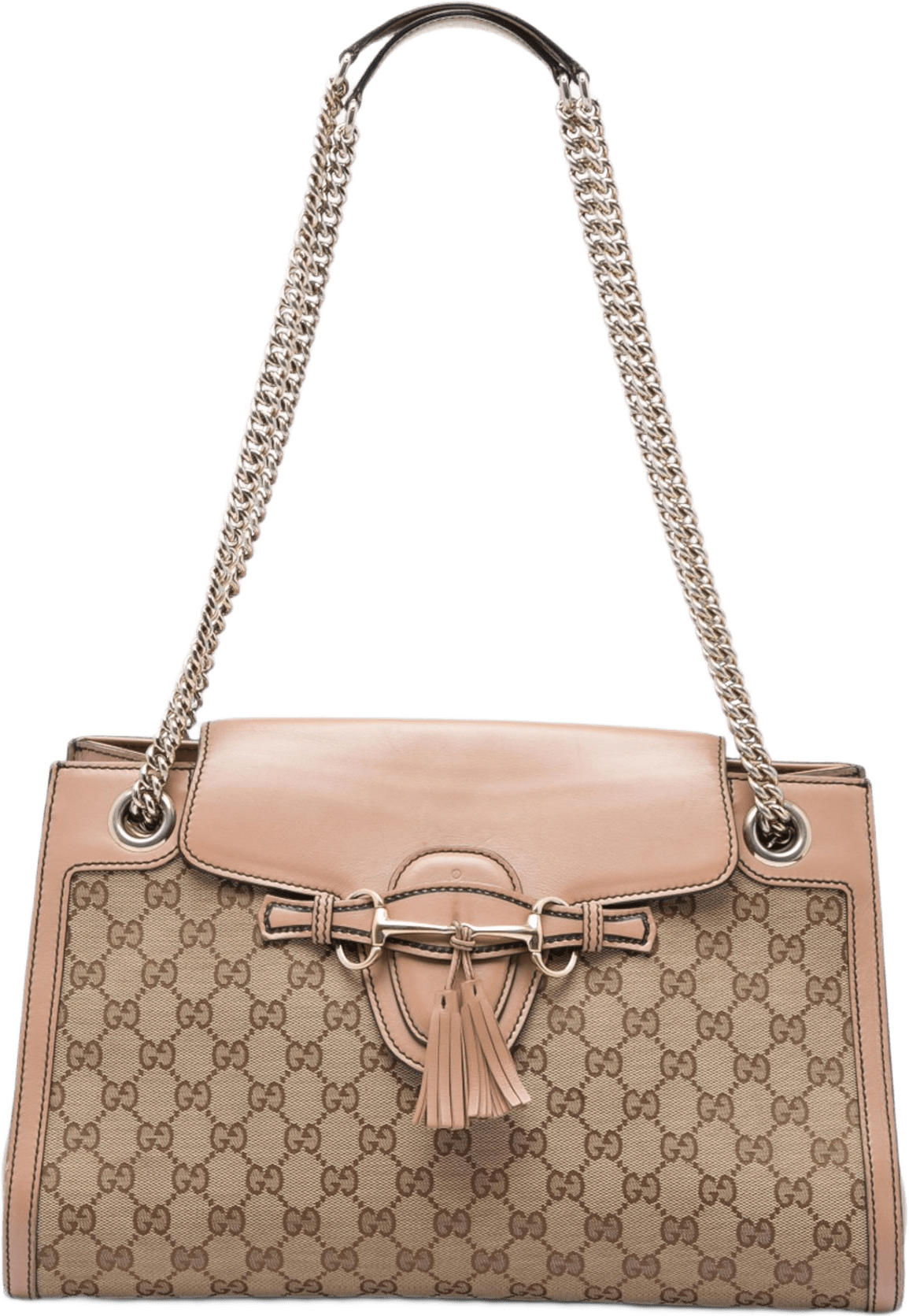 Gucci Large Guccissima Emily Shoulder Bag, från Luxclusif, i färgen beige.