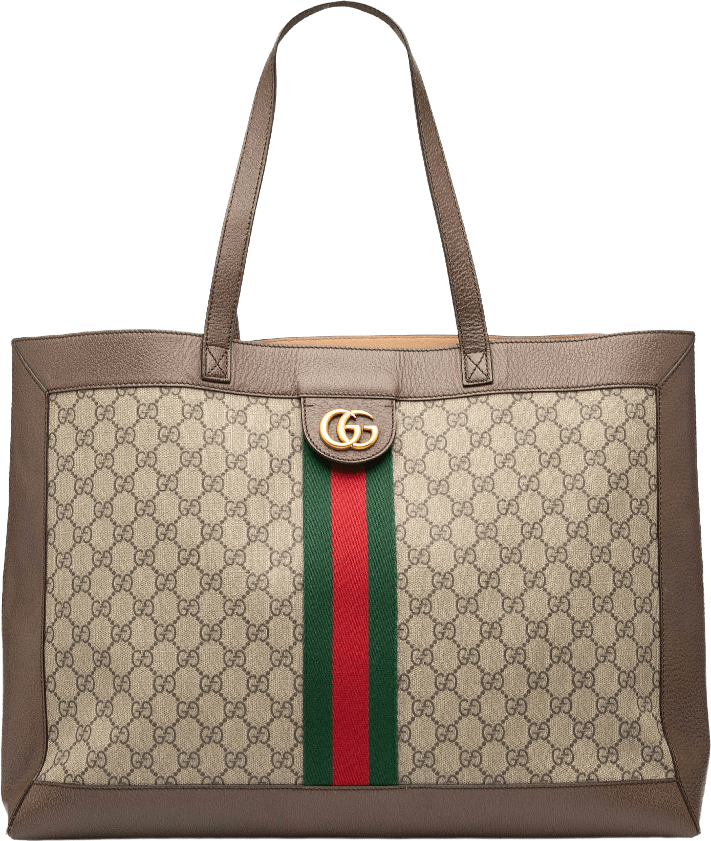 Gucci Gg Supreme Ophidia Tote, från Luxclusif, i färgen beige.