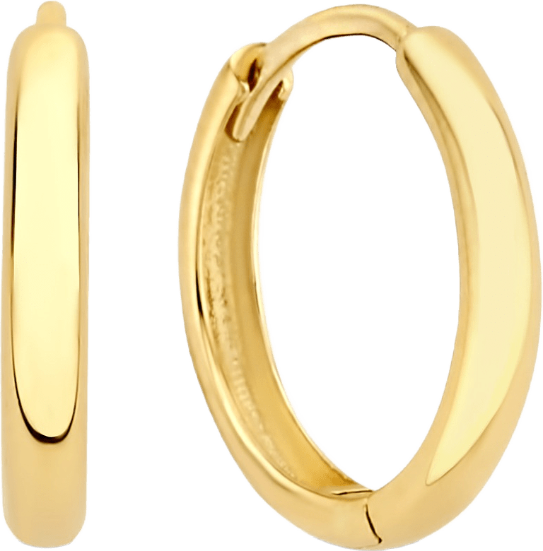 Rivoli 14 Karat Guld Creoler
