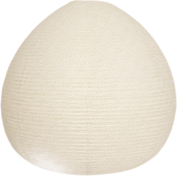 Kojo Paper Shade, från OYOY Living, i färgen clay/offwhite.
