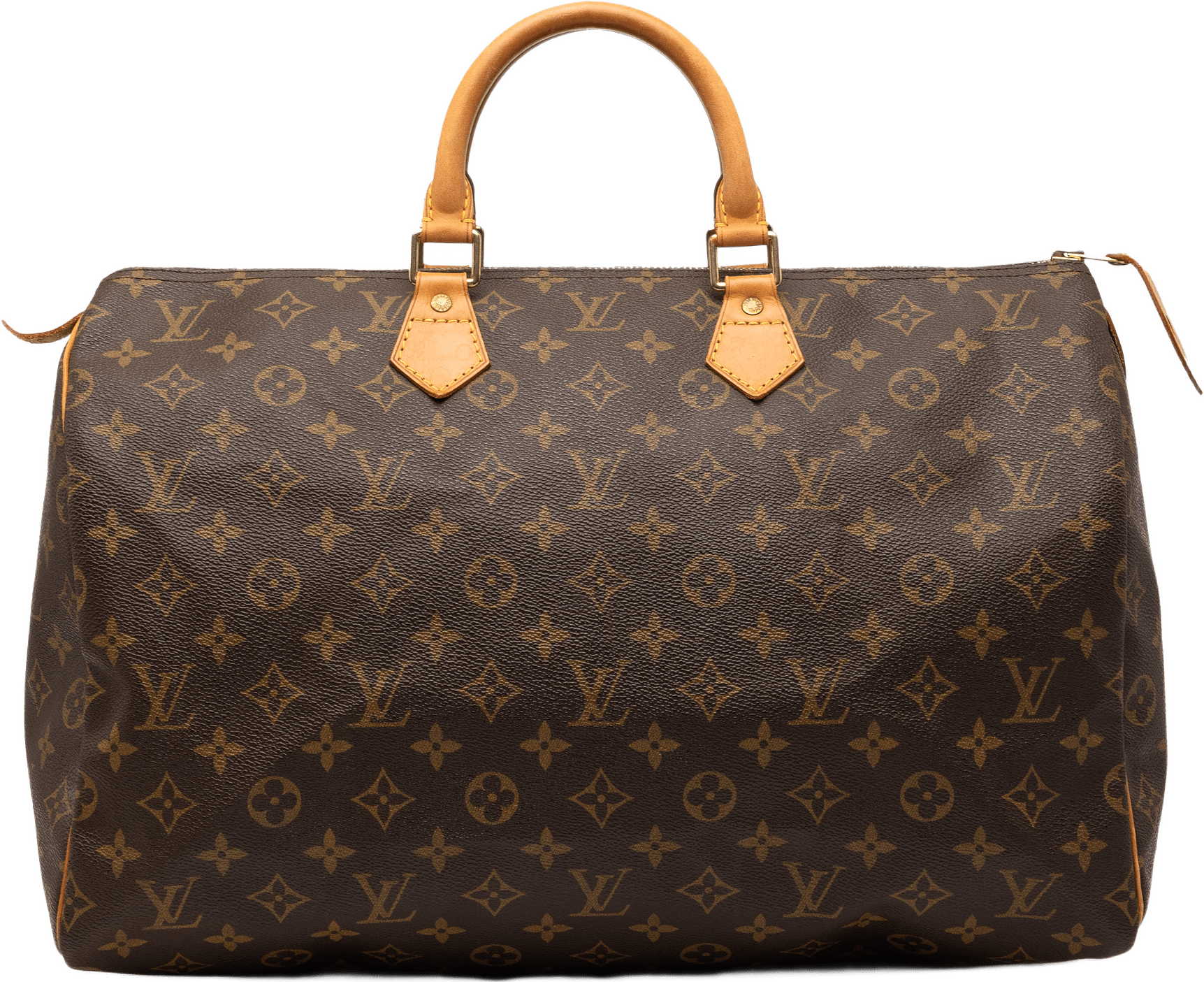 Louis Vuitton Monogram Speedy 40, från Luxclusif, i färgen brown.