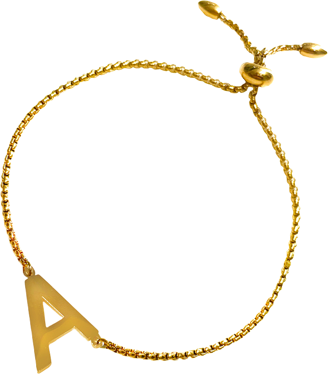 New Identity Bracelet D Gold