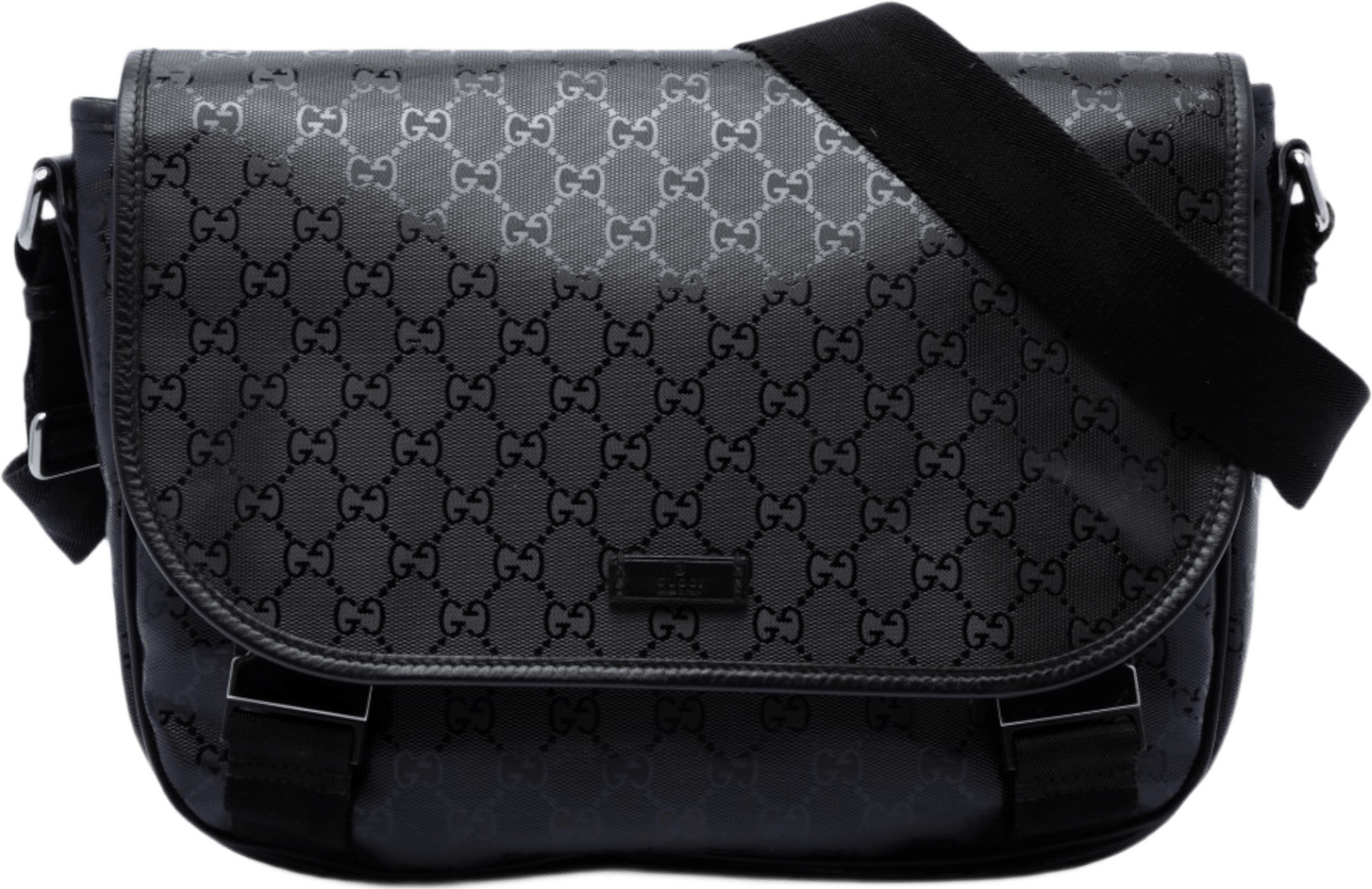 Gucci Gg Imprime Crossbody, från Luxclusif, i färgen svart.