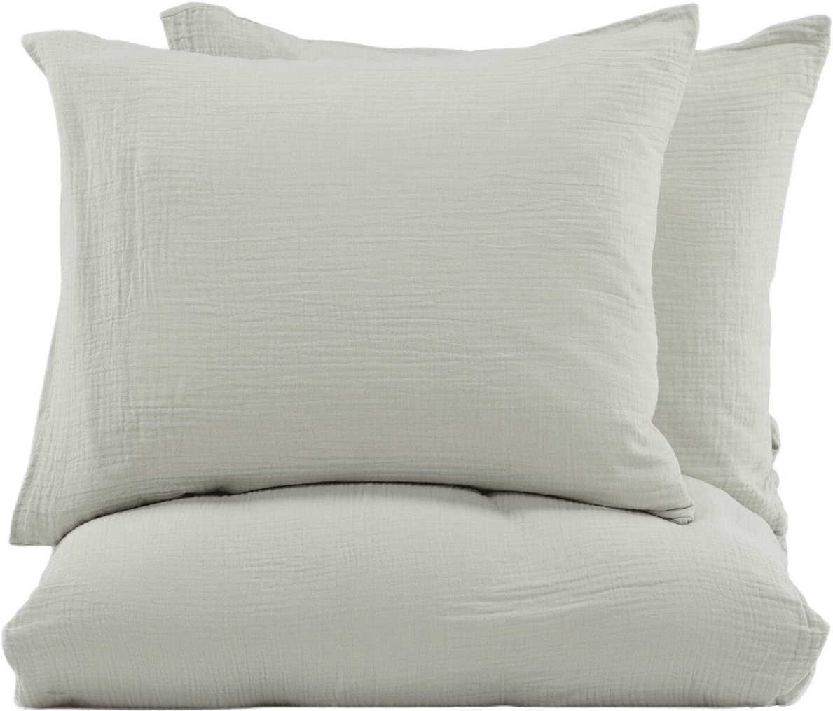 Mila Bäddset - Dubbel, från Venture Home, i färgen light grey.