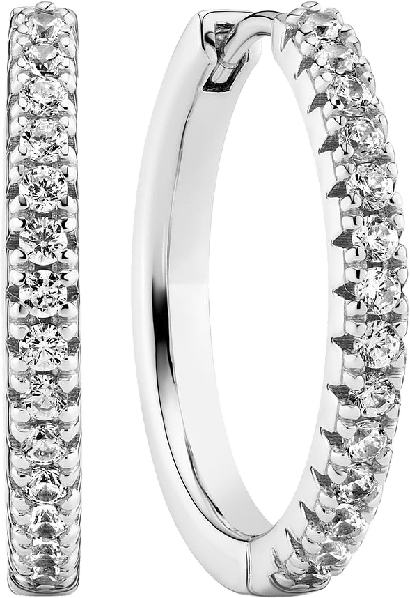 Örhänge Ellera Medio, från Sif Jakobs Jewellery, i färgen silver.