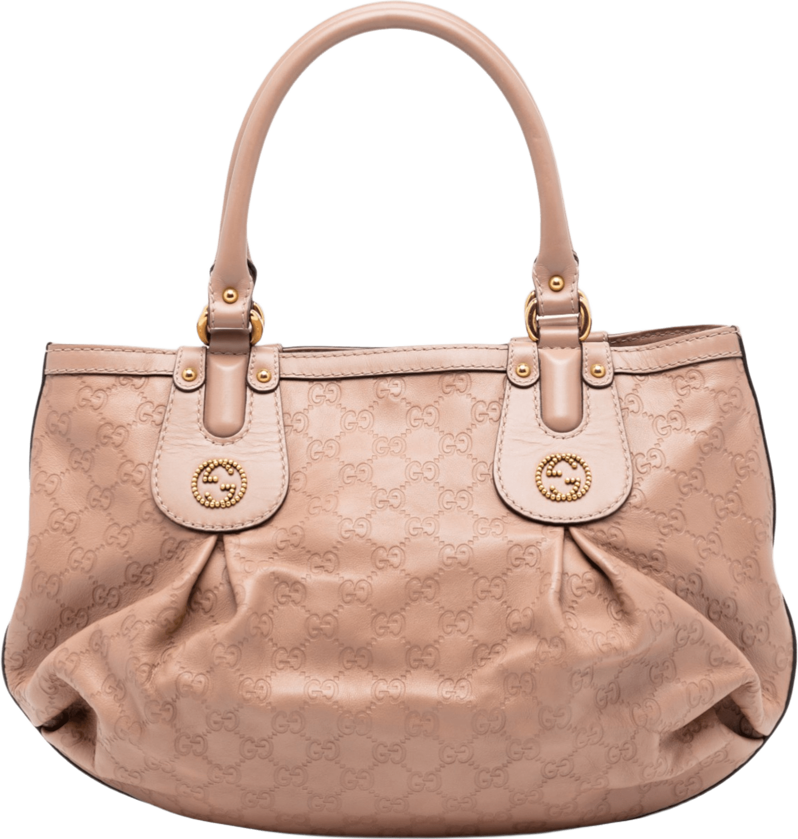 Gucci Guccissima Scarlett Tote, från Luxclusif, i färgen nude.