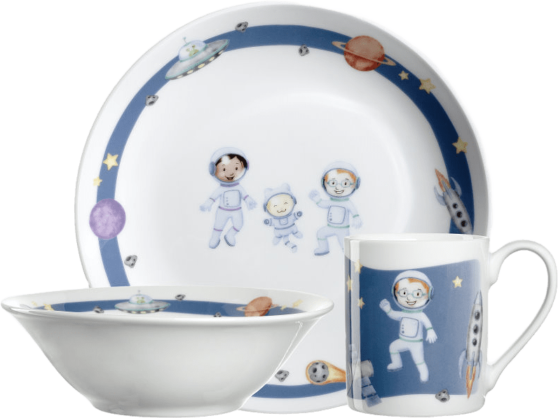 Bambini Avventura Barnservis 3 Delar