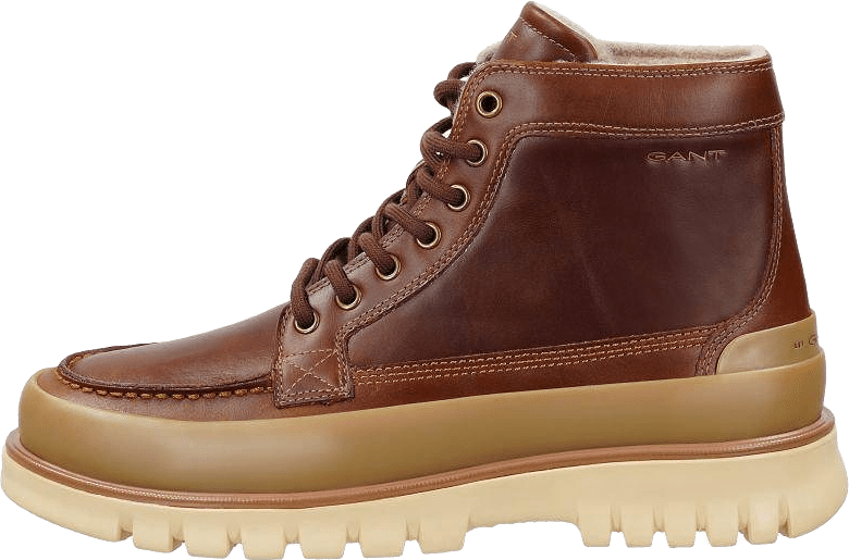 Nebrada Mid Boot, från GANT Footwear, i färgen g45 - cognac.