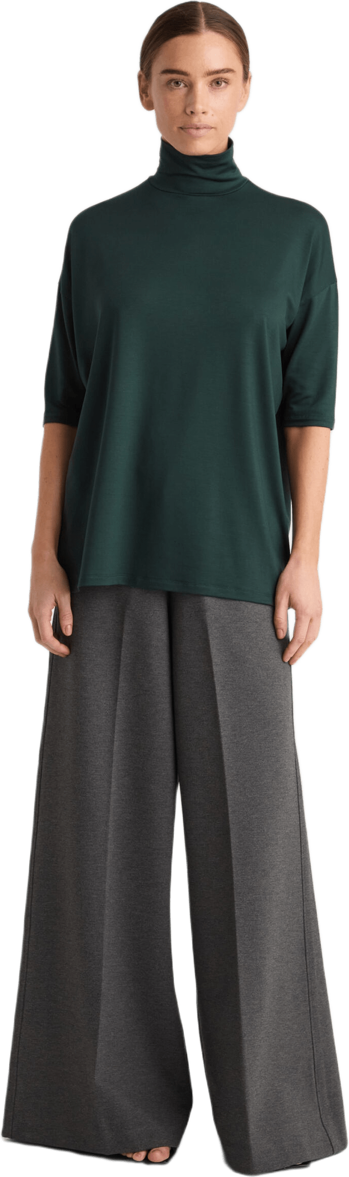 Tomasine Turtleneck - Bottle, från Residus, i färgen green.