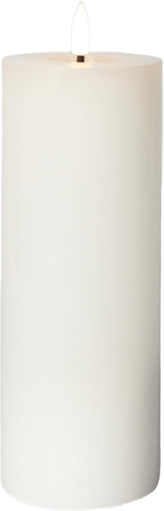 Luca Led Blockljus Ø7,5cm, från Led Nordic, i färgen black.