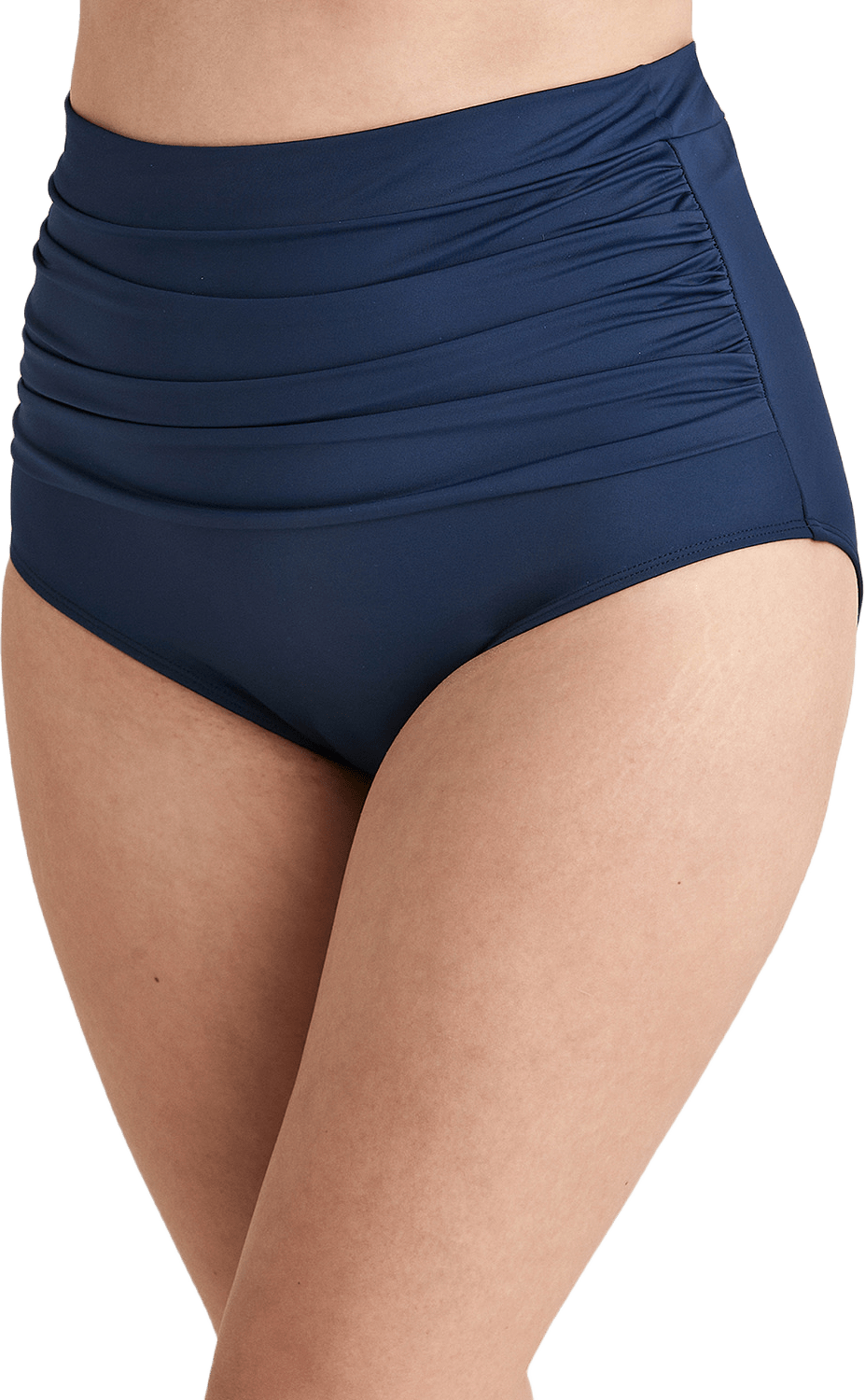 Maya Bikinitrosa Hög Midja, från Miss Mary of Sweden, i färgen marinblå.