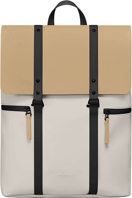 Spläsh 2.0 Backpack - 14", från Gaston Luga, i färgen latte / cloud cream.