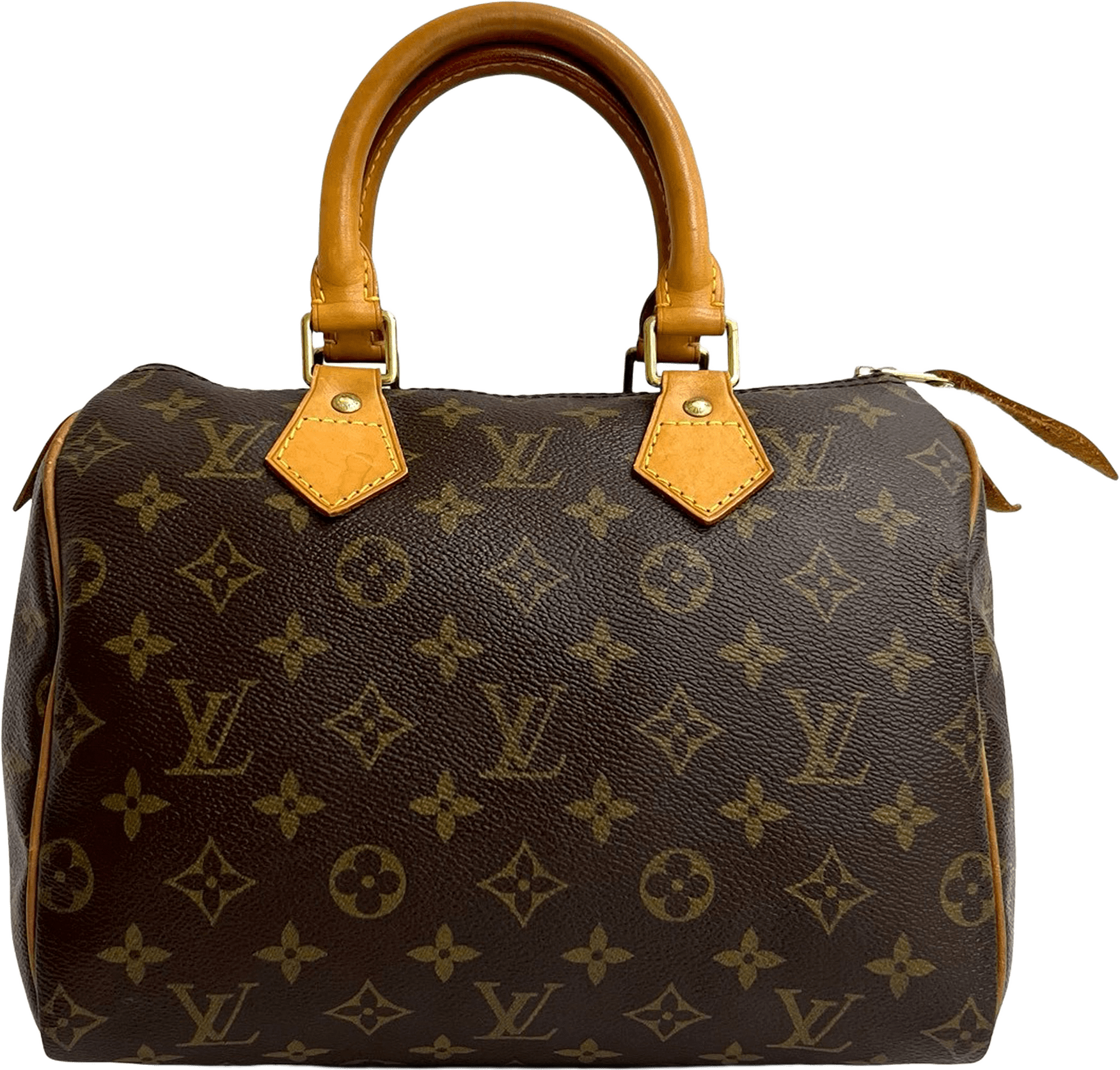 Louis Vuitton Monogram Speedy 25, från Luxclusif, i färgen brown.