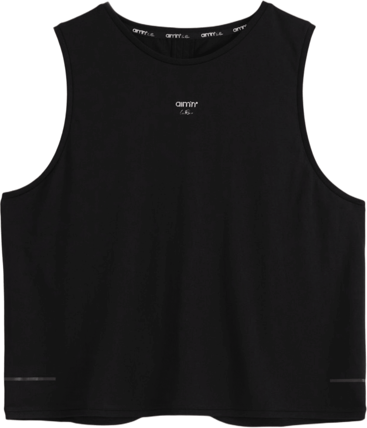 Seamless Running Top, från aim'n, i färgen black.