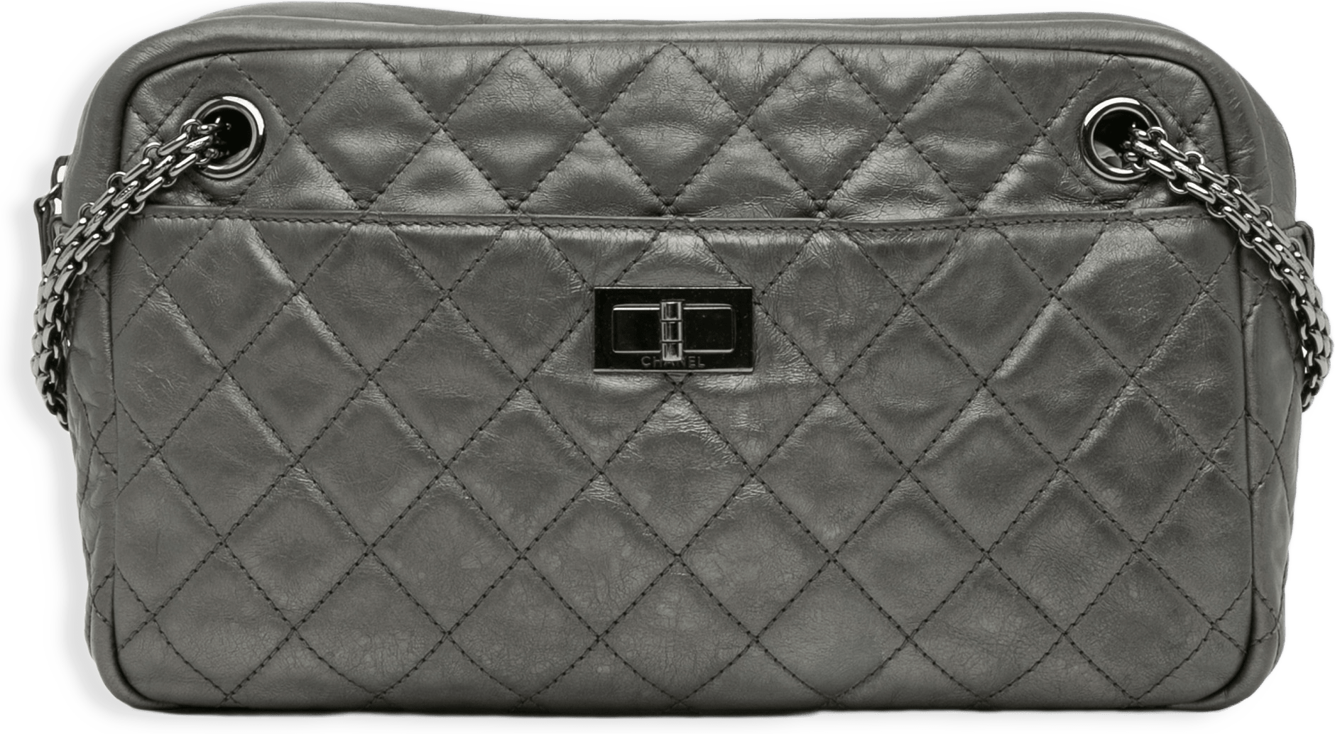 Chanel Metallic Calfskin Reissue Zipped Shoulder Bag