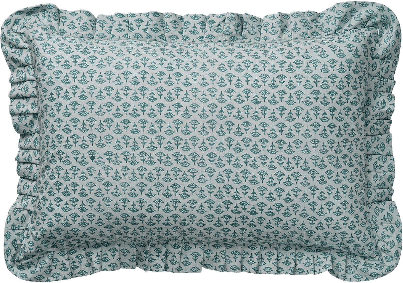 Petal Kuddfodral - 40x60 Cm, från Pick A Poppy, i färgen teal.