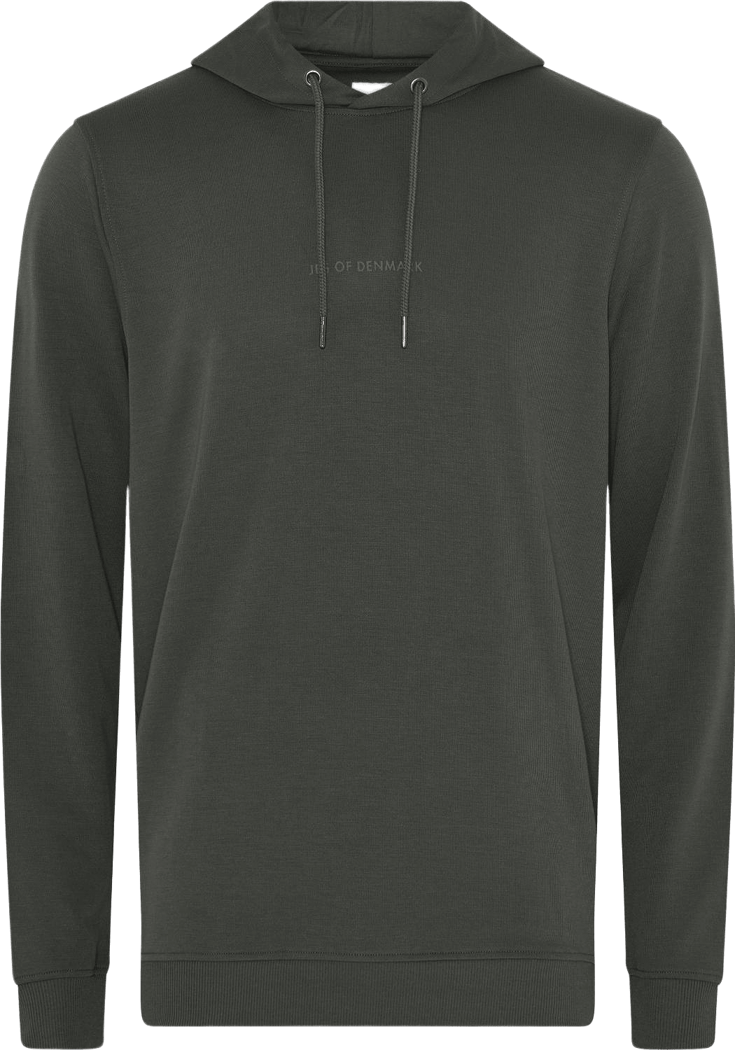 Bambu Hoodie Med Logo, Fsc, från JBS of Denmark, i färgen green.