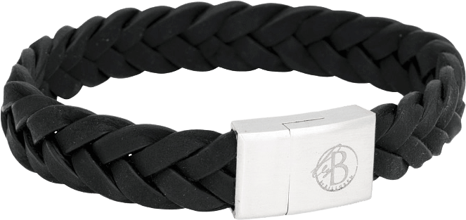 Luca Läderarmband, från by BILLGREN, i färgen black.
