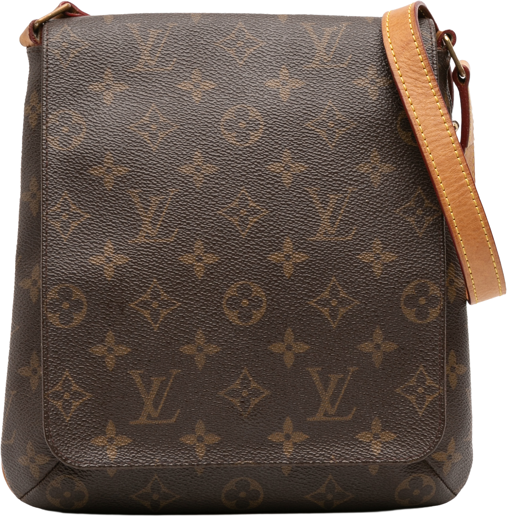 Louis Vuitton Monogram Musette Salsa Short Strap, från Luxclusif, i färgen brown.