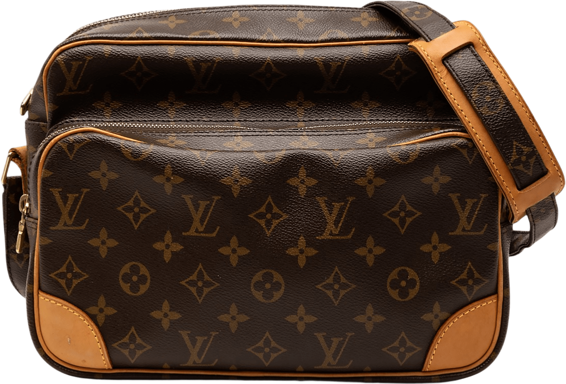 Louis Vuitton Monogram Nil Crossbody, från Luxclusif, i färgen brown.