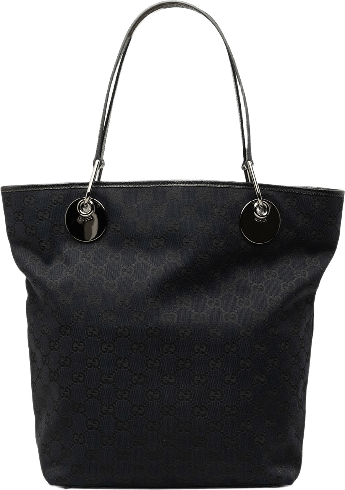 Gucci Large Gg Canvas Eclipse Tote, från Luxclusif, i färgen svart.