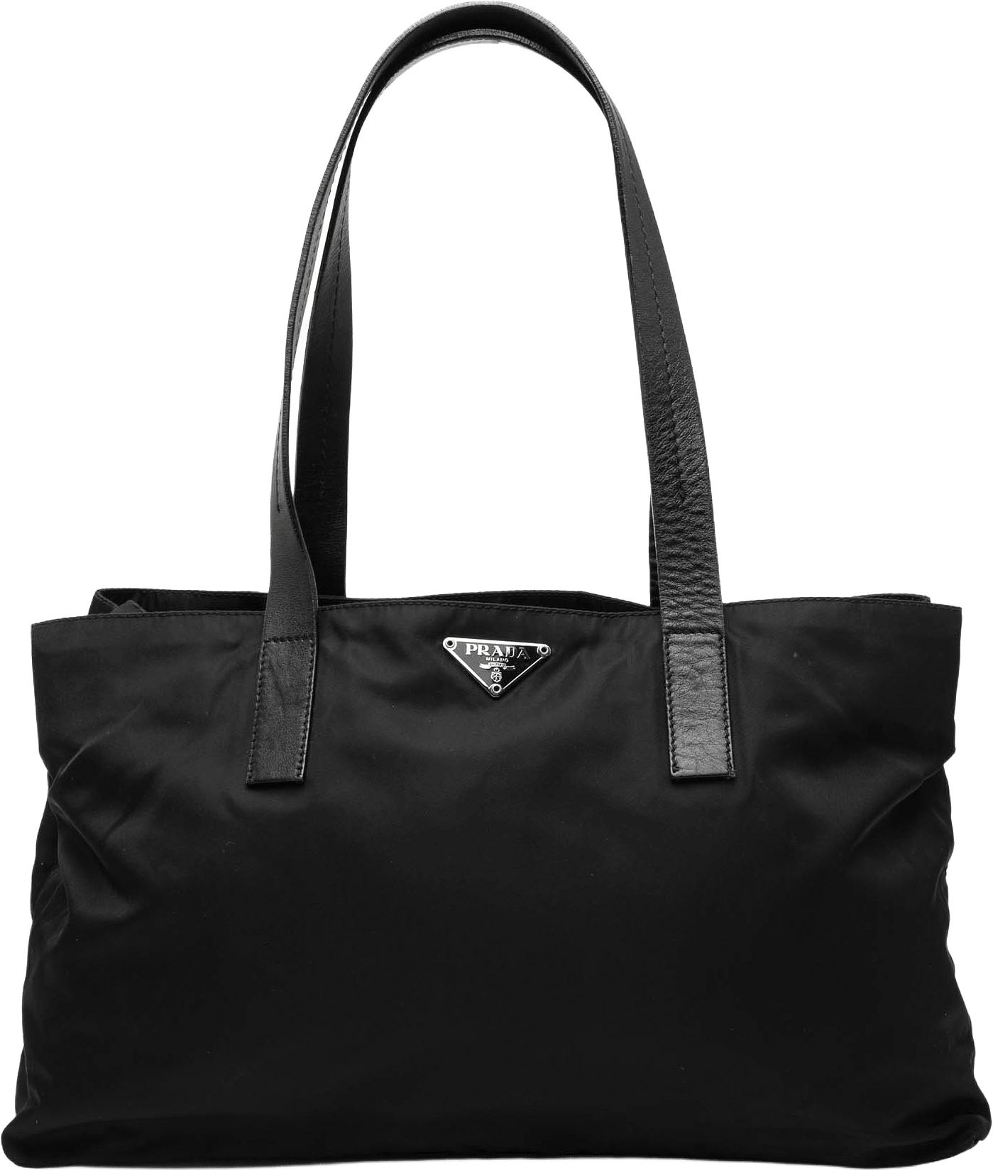 Prada Tessuto Tote, från Luxclusif, i färgen black.