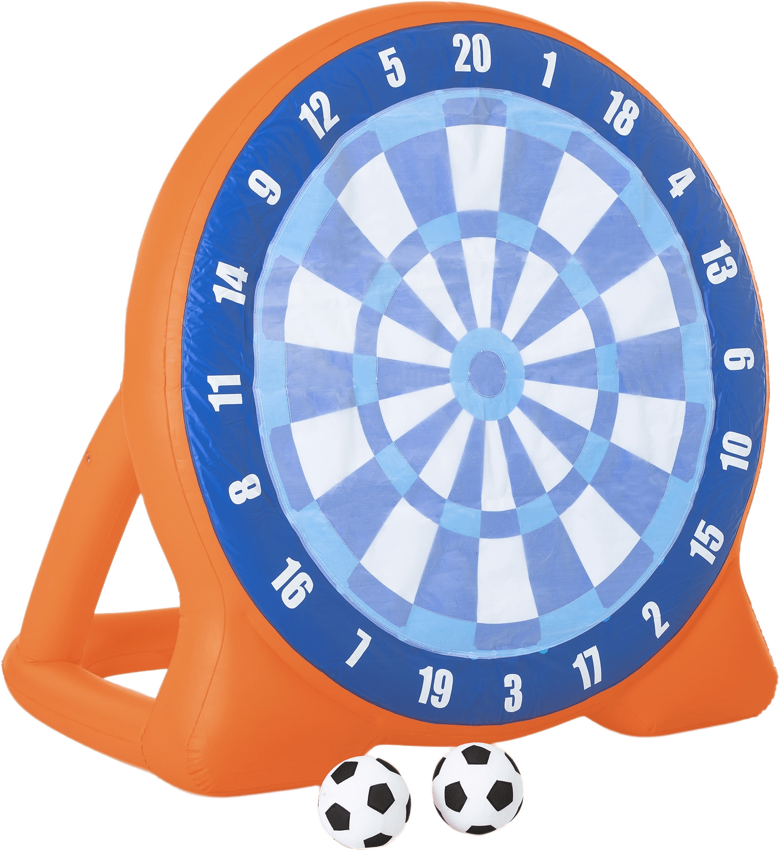 Fotbollsdart Uppblåsbar 157 X 107 X 157cm, från Bestway, i färgen blå.