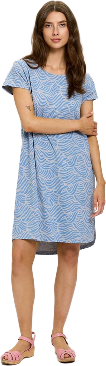 Dolly Klänning Windy Wave Grå/blå, från emmamalena, i färgen ljusblå.