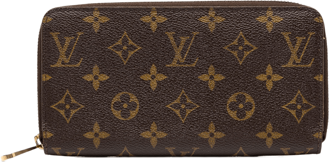 Louis Vuitton Monogram Zippy Long Wallet, från Luxclusif, i färgen brun.