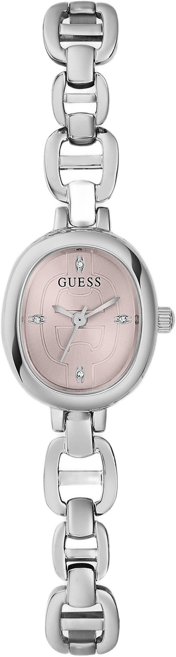 Guess Vivian Dam, Rosa/stål, Metallband- Gw0982l1, från Guess, i färgen 1.