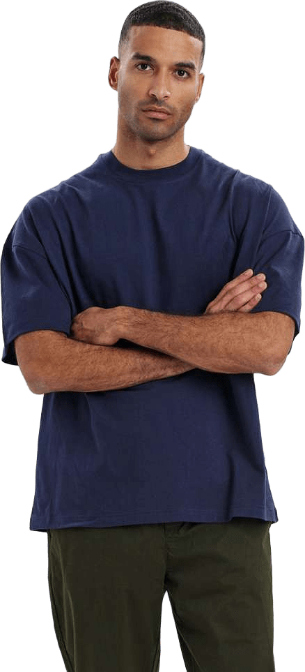 Oversize Tee, från Resteröds, i färgen navy.