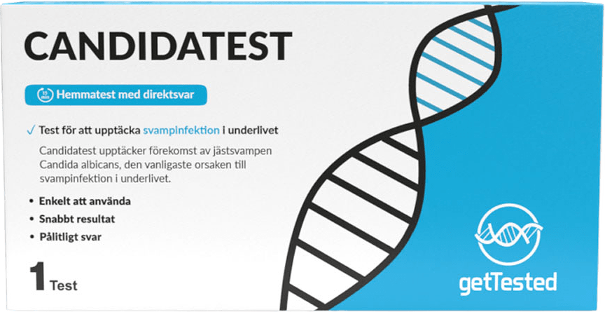 Candida albicans test, från getTested.