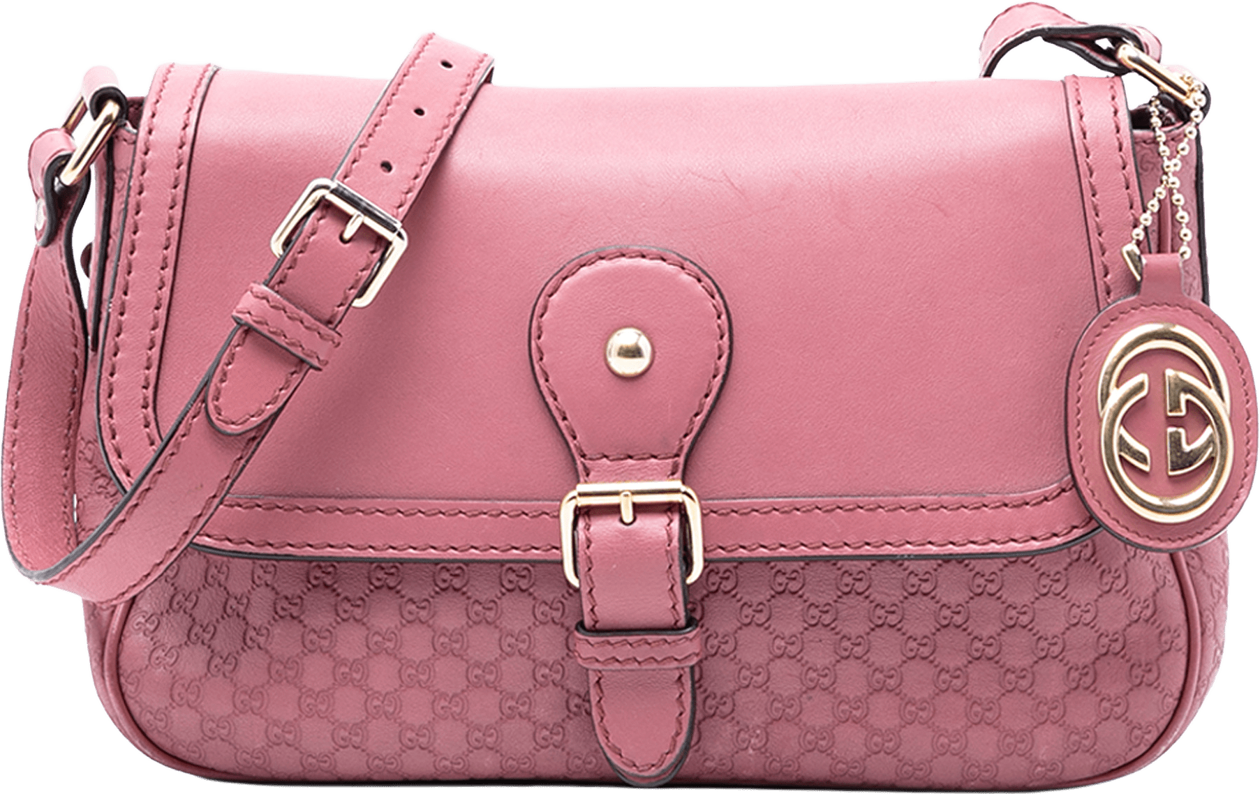 Gucci Microguccissima Sukey Crossbody, från Luxclusif, i färgen pink.