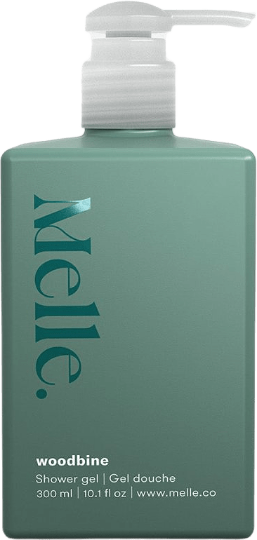Woodbine Shower Gel, från Melle, i färgen grön.