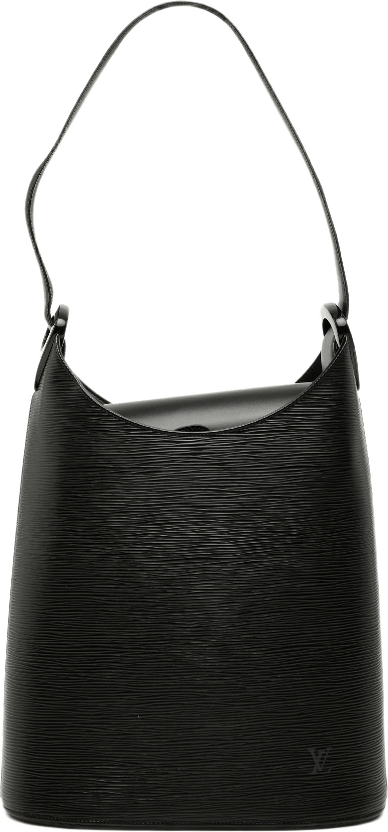 Louis Vuitton Epi Sac Verseau, från Luxclusif, i färgen black.
