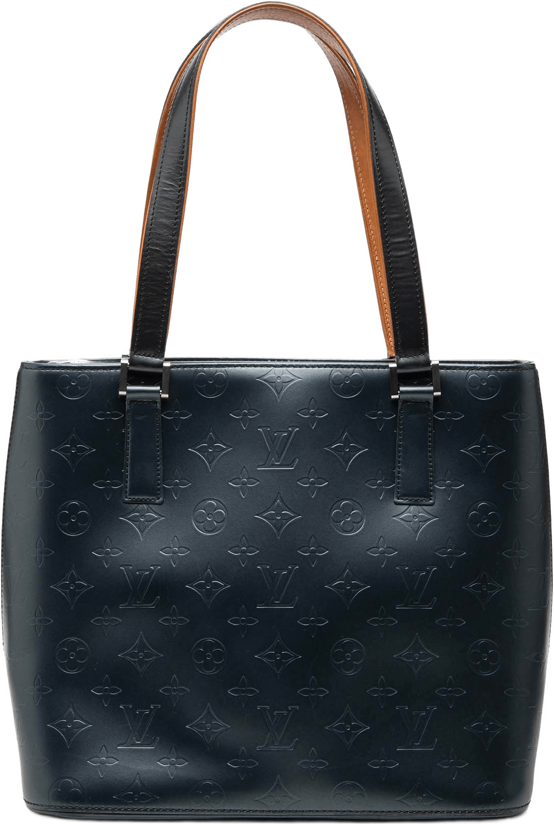Louis Vuitton Monogram Mat Stockton, från Luxclusif, i färgen dark blue.