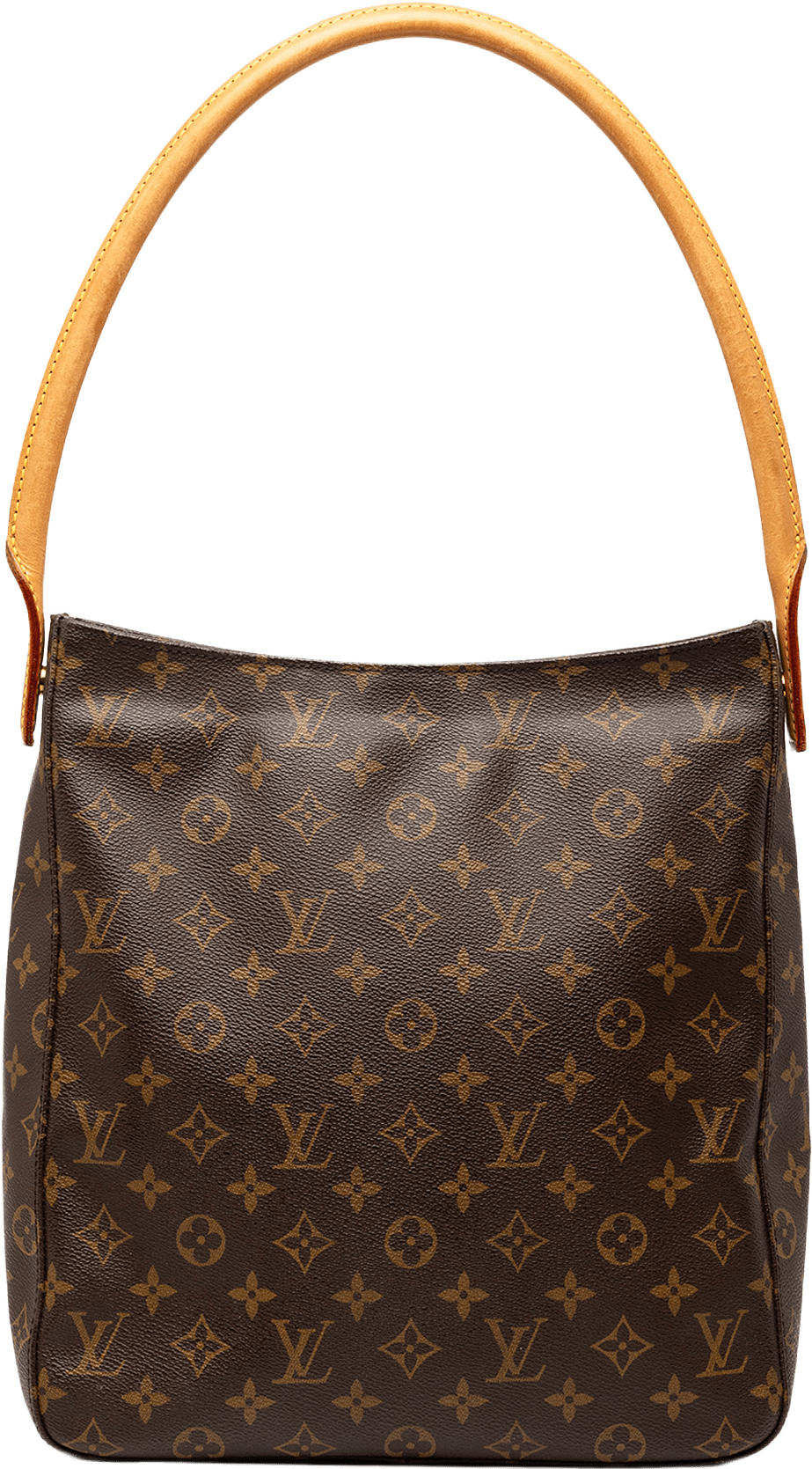 Louis Vuitton Monogram Looping Gm, från Luxclusif, i färgen brown.