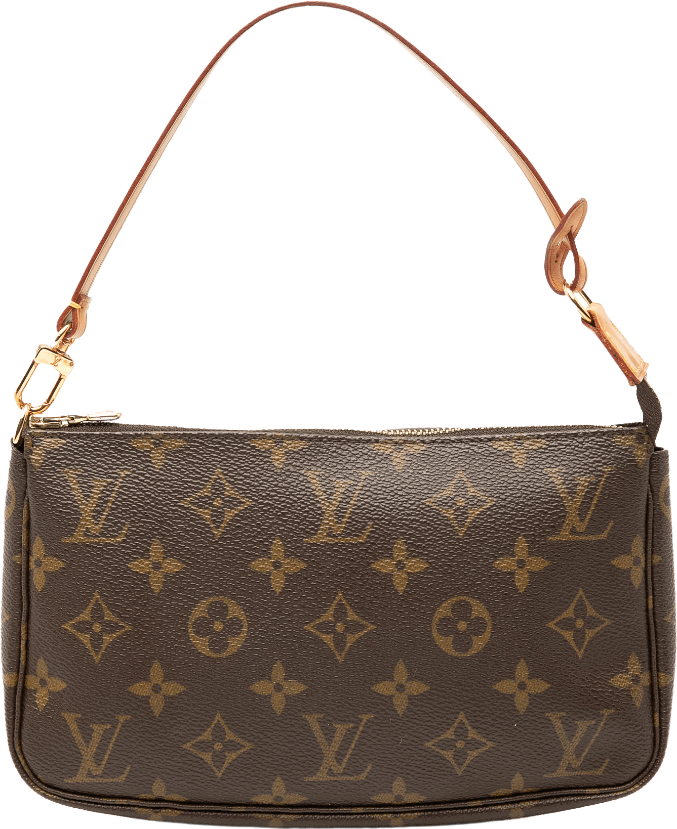 Louis Vuitton Monogram Pochette Accessoires, från Luxclusif, i färgen brown.