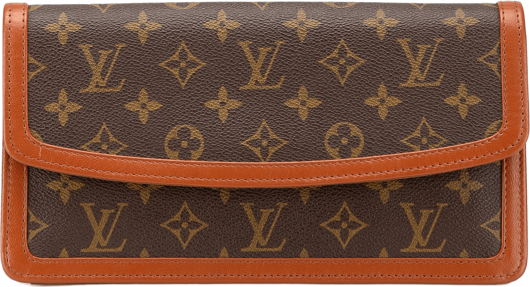 Louis Vuitton Monogram Pochette Dame Pm, från Luxclusif, i färgen brown.
