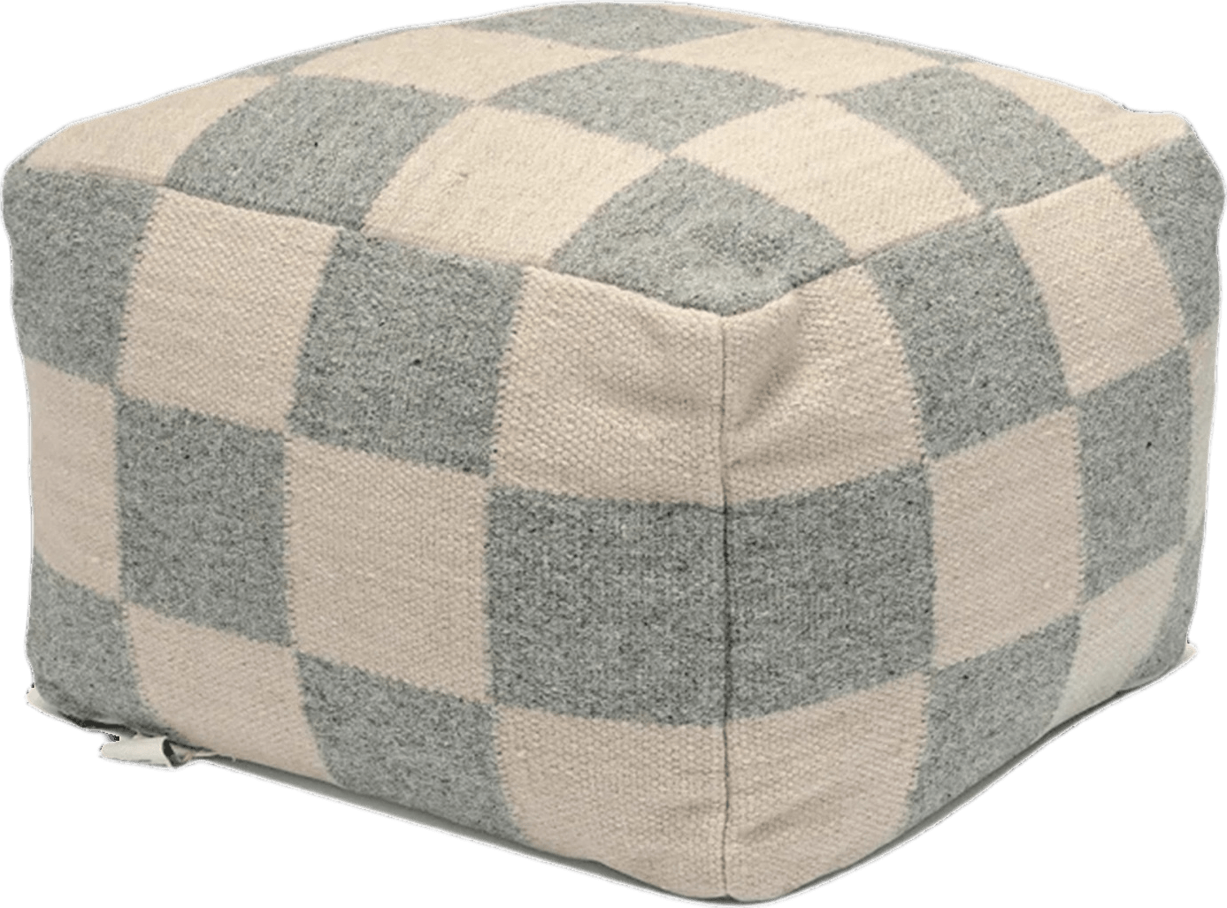 Puff Square, från Classic Collection, i färgen grå/natur.