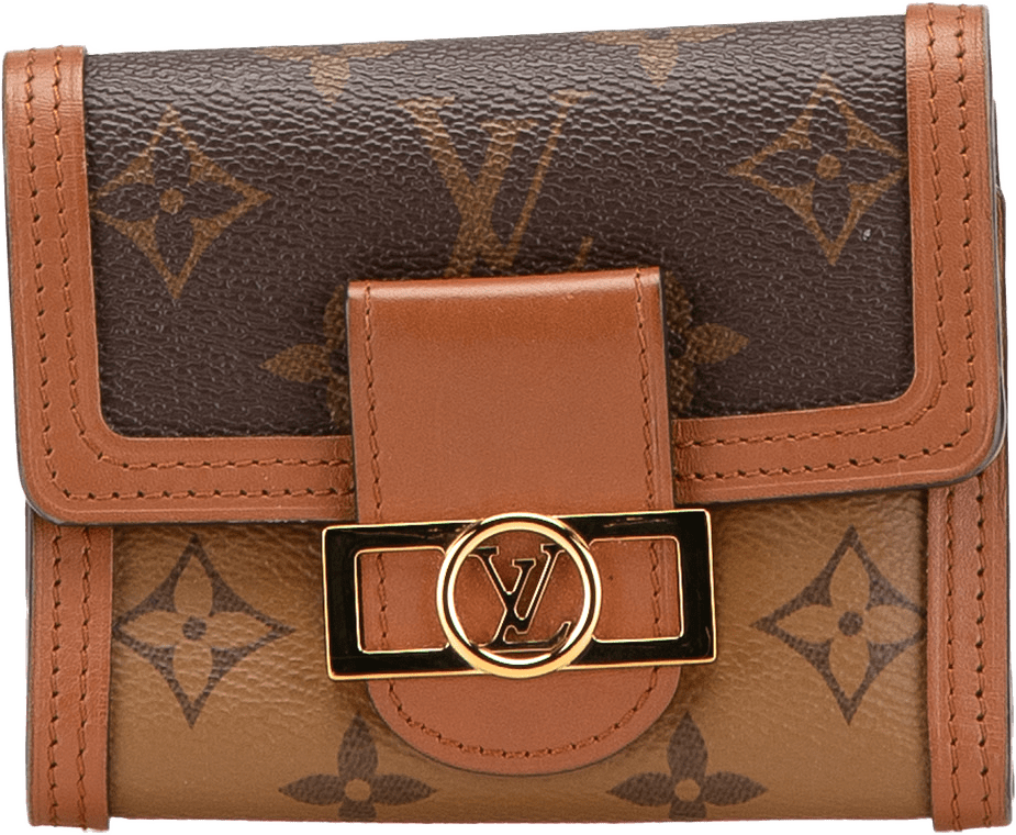 Louis Vuitton Monogram Reverse Dauphine Compact Wallet