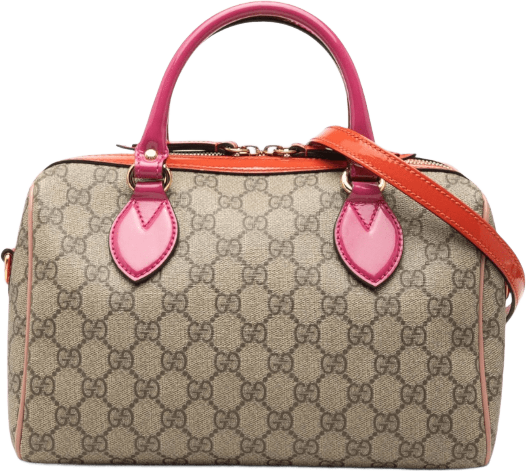 Gucci Limited Edition Small Gg Supreme Boston Bag, från Luxclusif, i färgen beige.