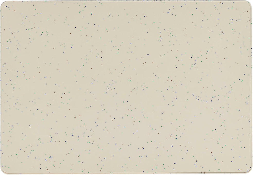 Confetti Creativity Mat, från OYOY Mini, i färgen offwhite.