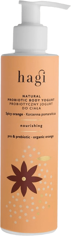 Natural Probiotic Nourishing Body Yoghurt Spicy Orange, från Hagi.