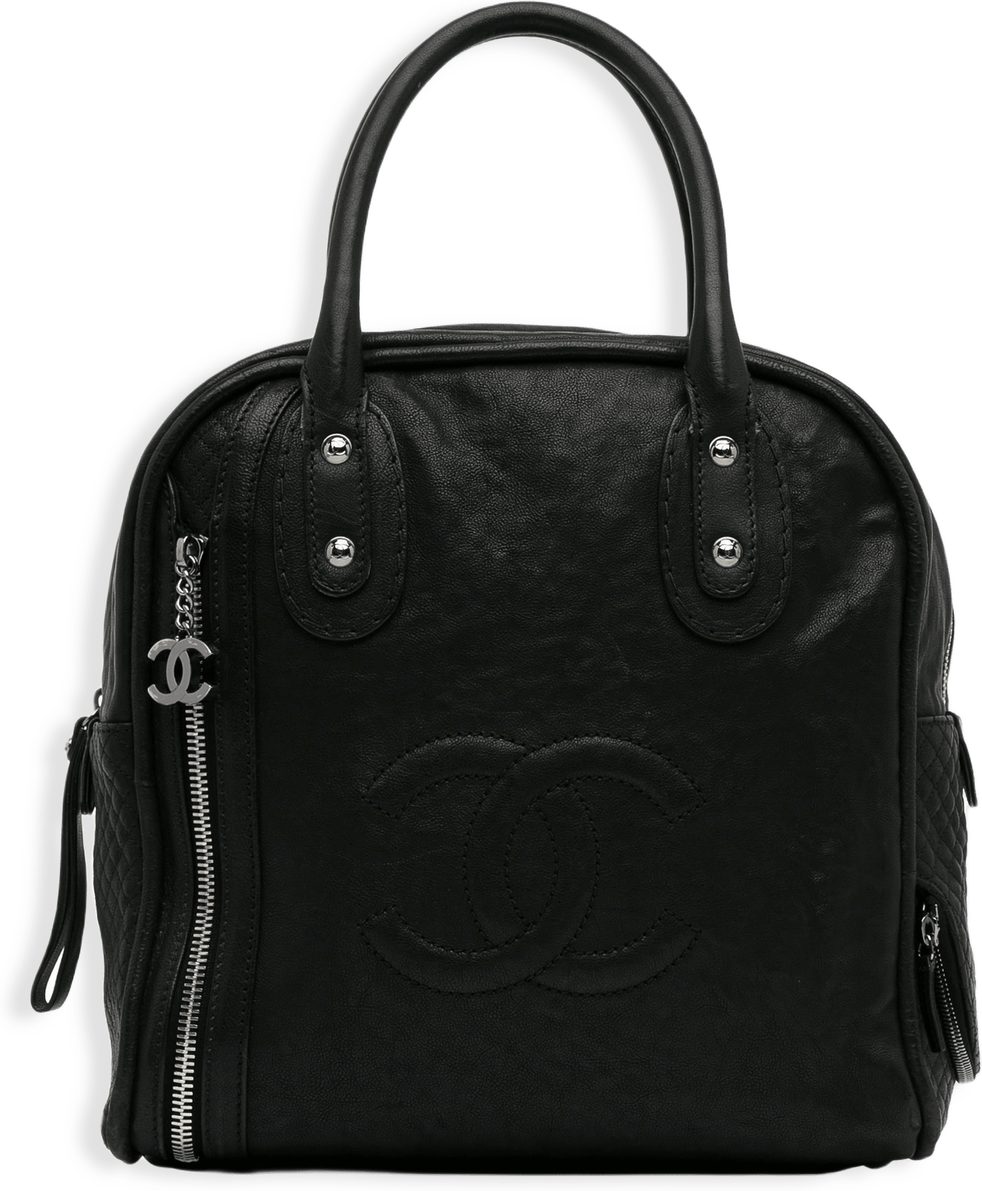 Chanel Cruise Line Large Calfskin Bowler Bag