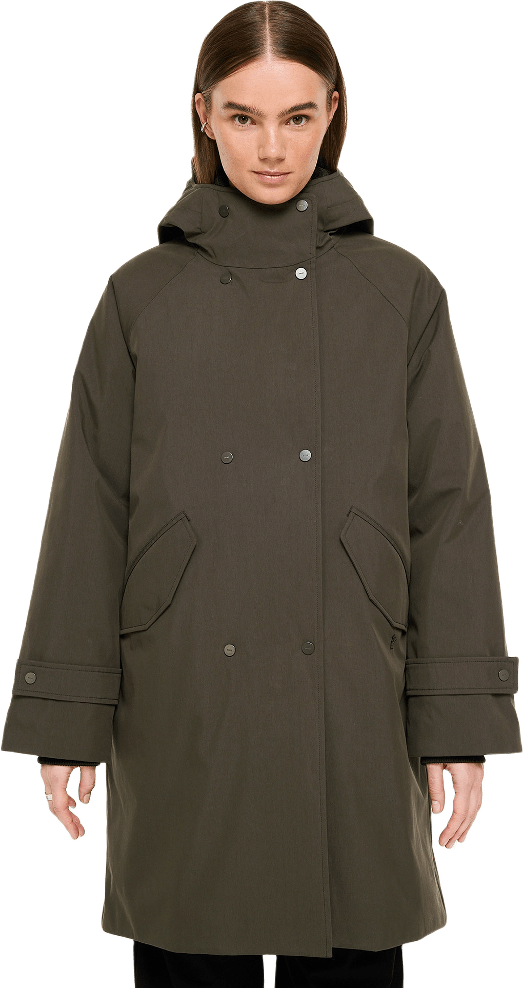 Augustina, från ELVINE, i färgen deep olive.