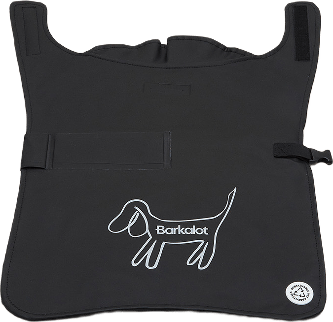 Hundregnjacka, från Barkalot, i färgen black.